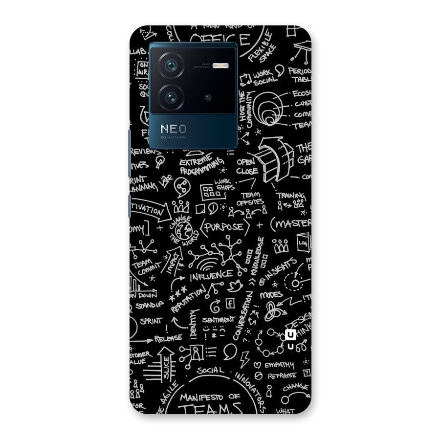 Anatomy Pattern Back Case for Vivo iQOO Neo 6 5G