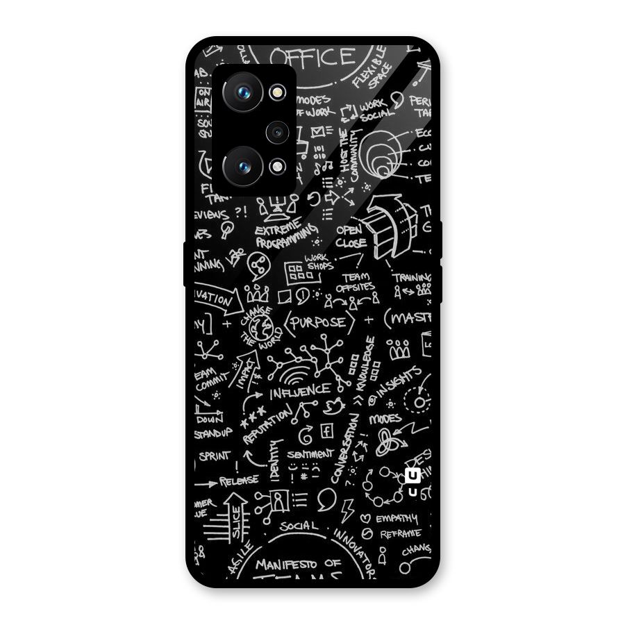 Anatomy Pattern Glass Back Case for Realme GT Neo 3T
