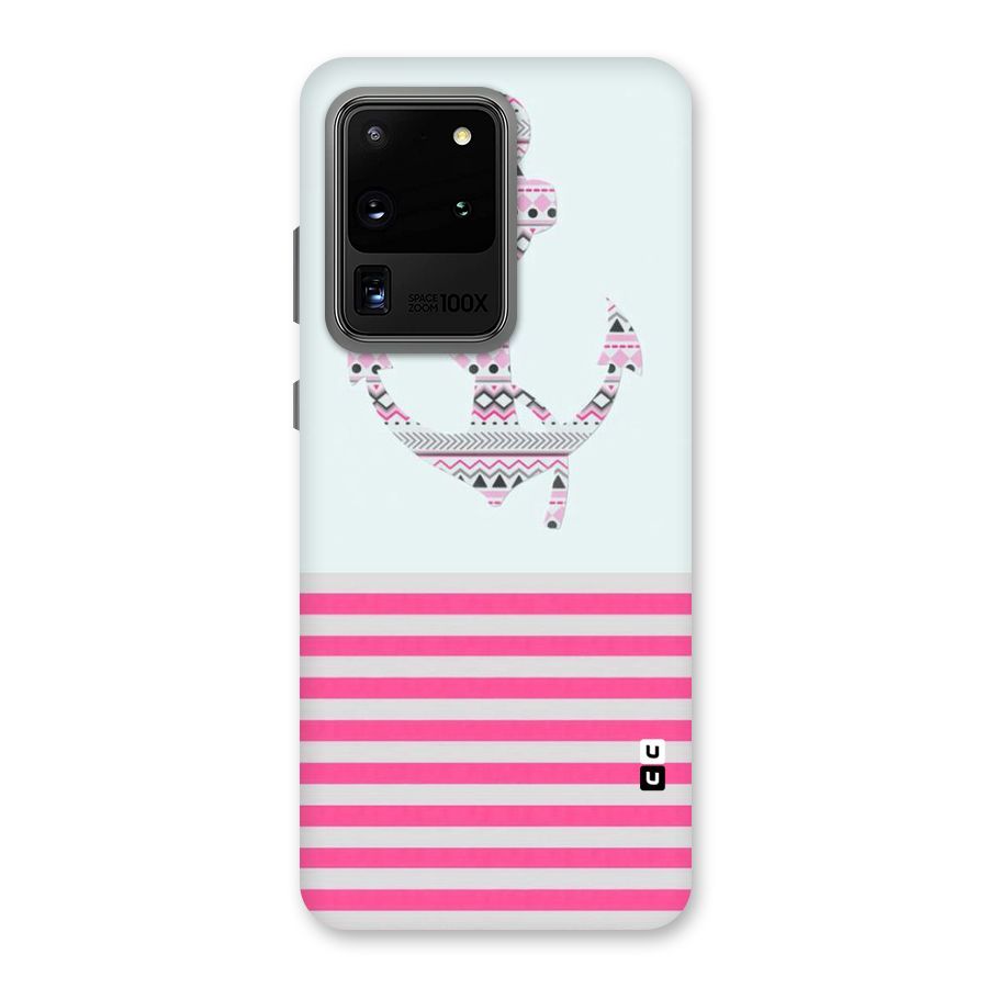 Anchor Design Stripes Back Case for Galaxy S20 Ultra