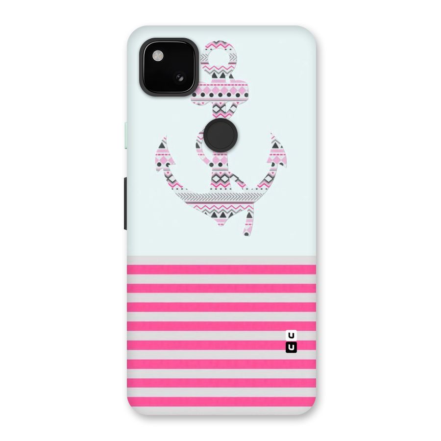 Anchor Design Stripes Back Case for Google Pixel 4a