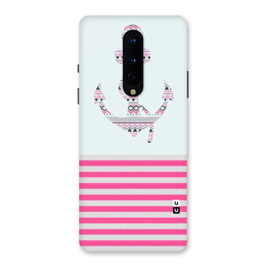 Anchor Design Stripes Back Case for OnePlus 8