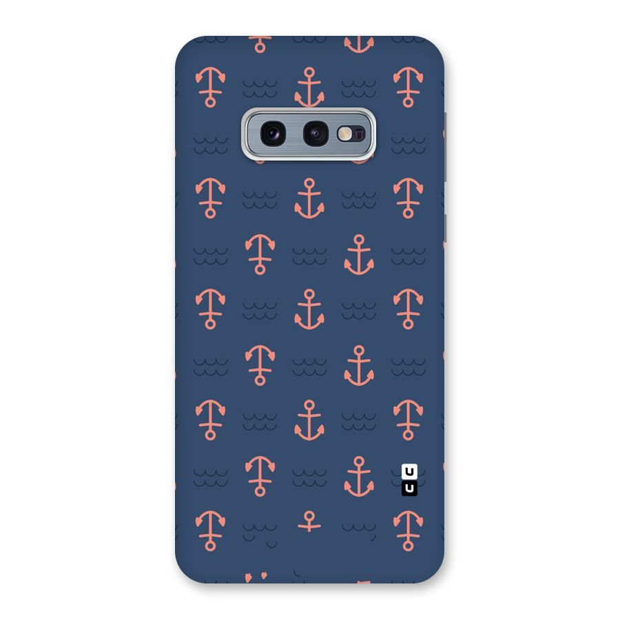 Anchor Sea Blue Back Case for Galaxy S10e