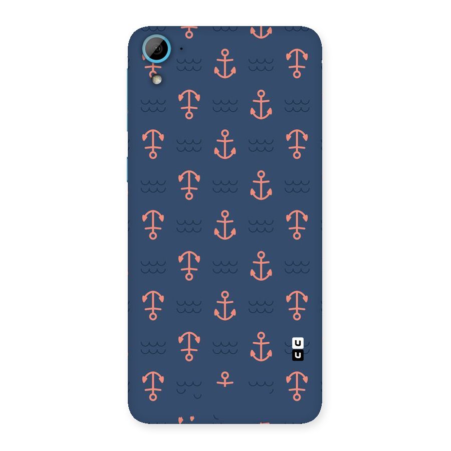 Anchor Sea Blue Back Case for HTC Desire 826