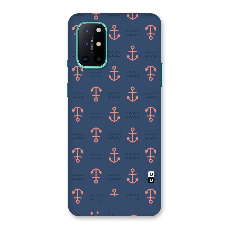 Anchor Sea Blue Back Case for OnePlus 8T
