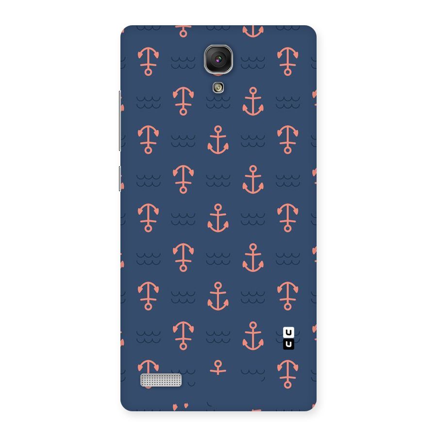 Anchor Sea Blue Back Case for Redmi Note Prime
