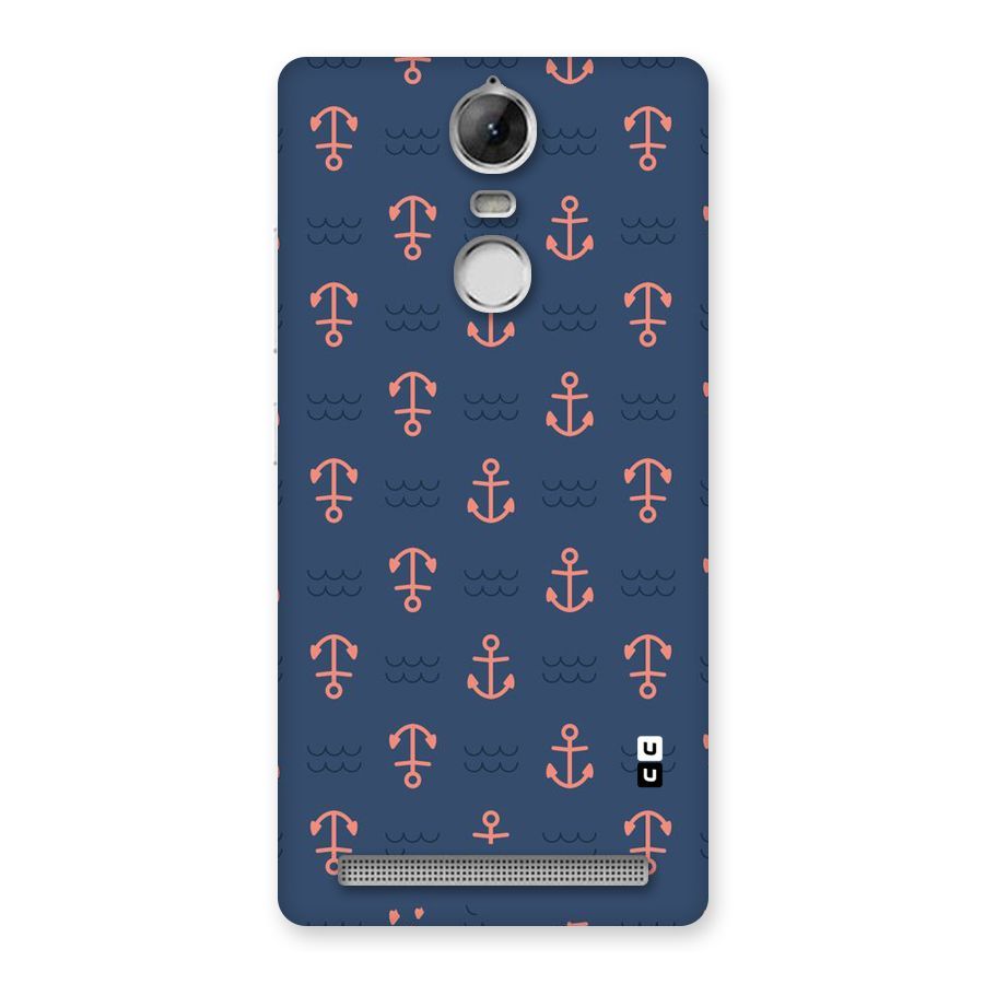 Anchor Sea Blue Back Case for Vibe K5 Note