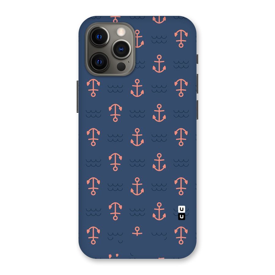 Anchor Sea Blue Back Case for iPhone 12 Pro Max
