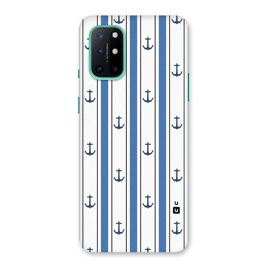 Anchor Stripe Lines Back Case for OnePlus 8T