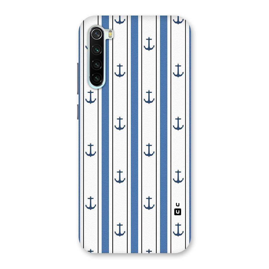 Anchor Stripe Lines Back Case for Redmi Note 8