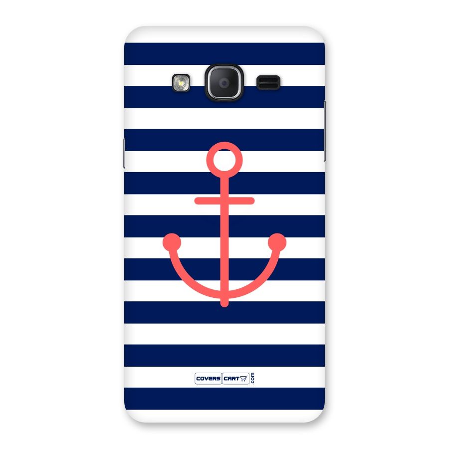 Anchor Stripes Back Case for Galaxy On7 2015