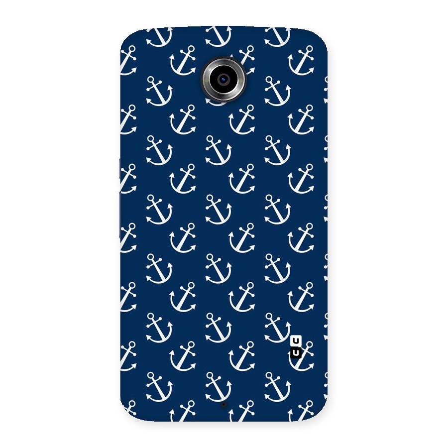 Anchor Zig Pattern Back Case for Nexsus 6
