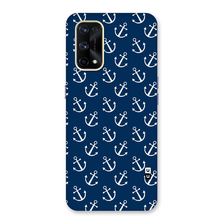 Anchor Zig Pattern Glass Back Case for Realme X7 Pro