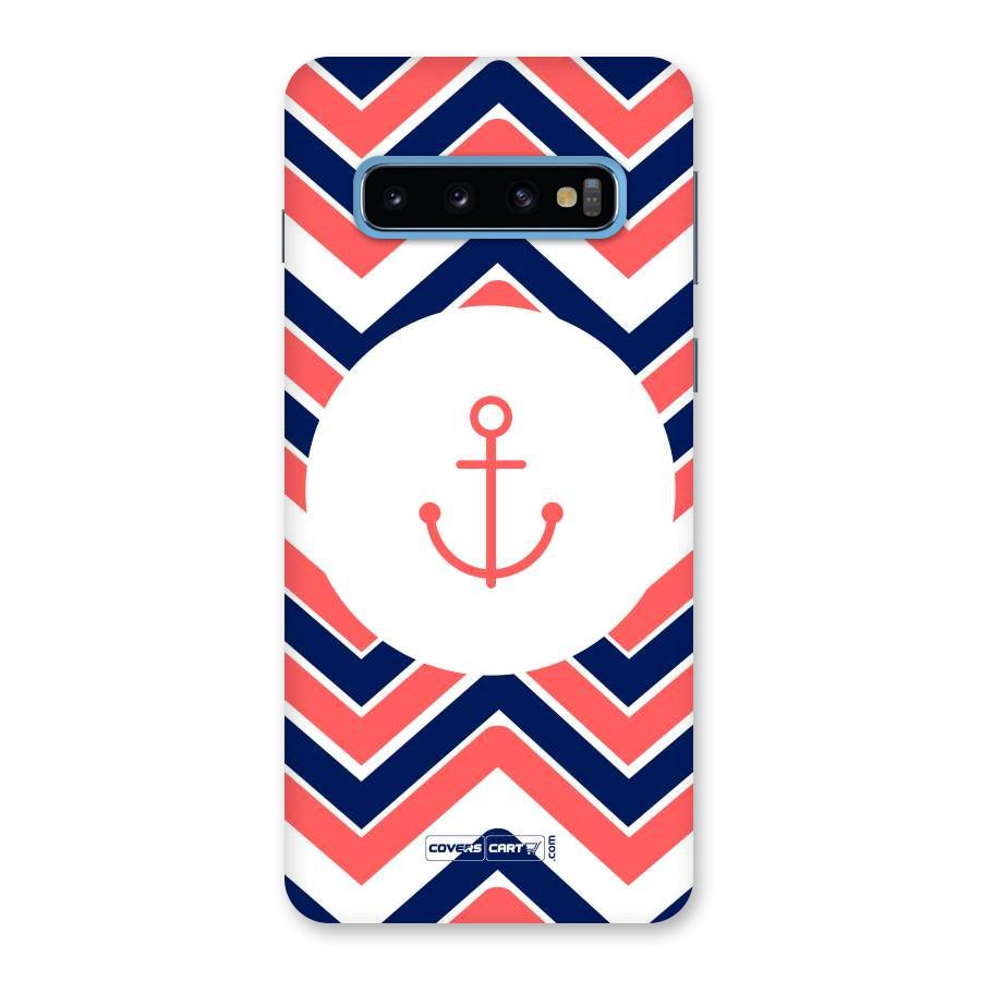 Anchor Zig Zag Back Case for Galaxy S10