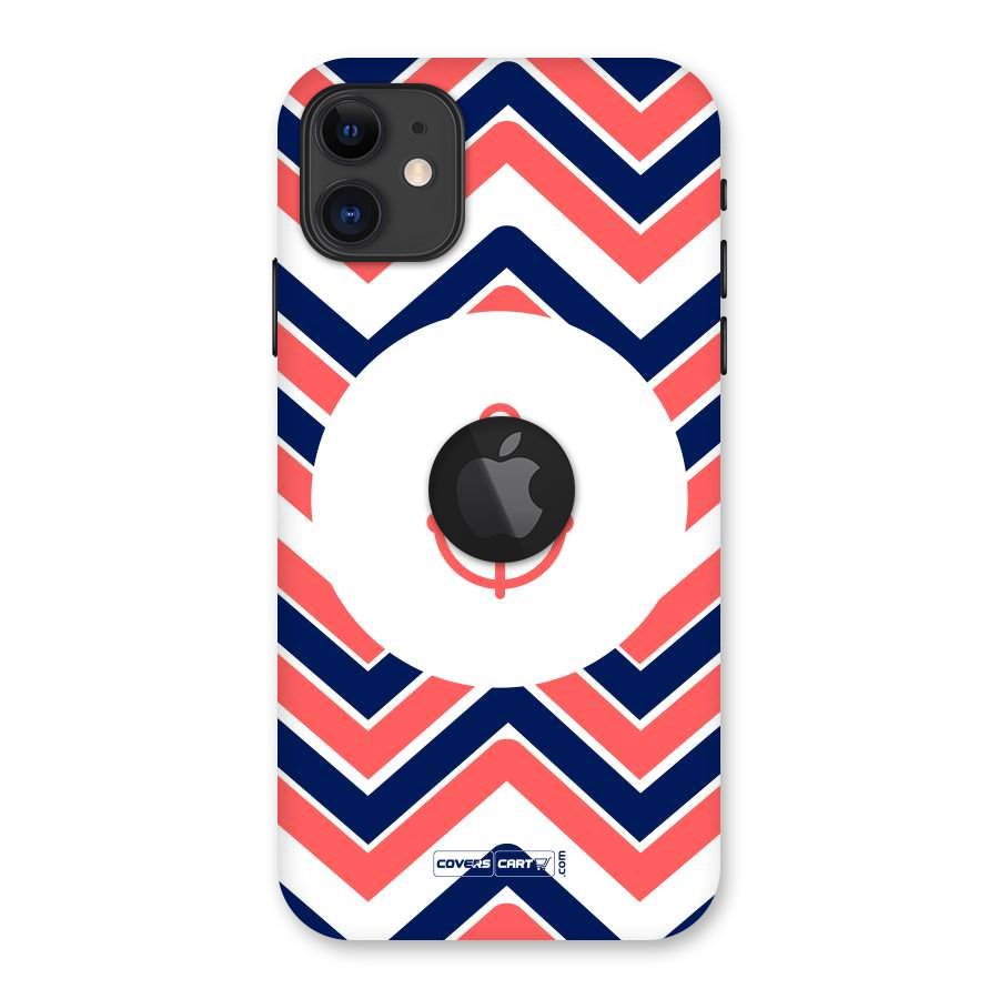 Anchor Zig Zag Back Case for iPhone 11 Logo Cut