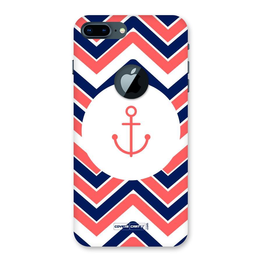 Anchor Zig Zag Back Case for iPhone 7 Plus Logo Cut
