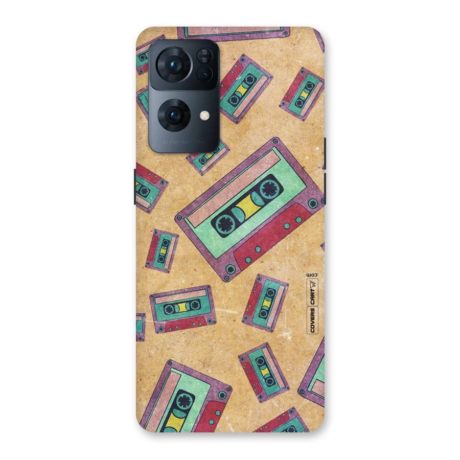 Ancient Cassettes Back Case for Oppo Reno7 Pro 5G