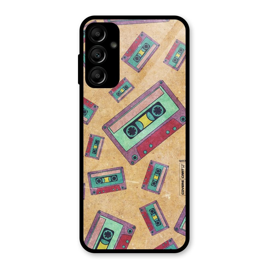 Ancient Cassettes Glass Back Case for Galaxy A14 5G