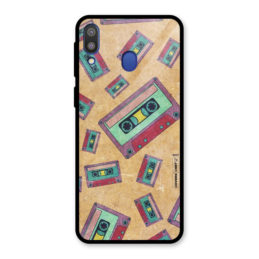 Ancient Cassettes Glass Back Case for Galaxy M20