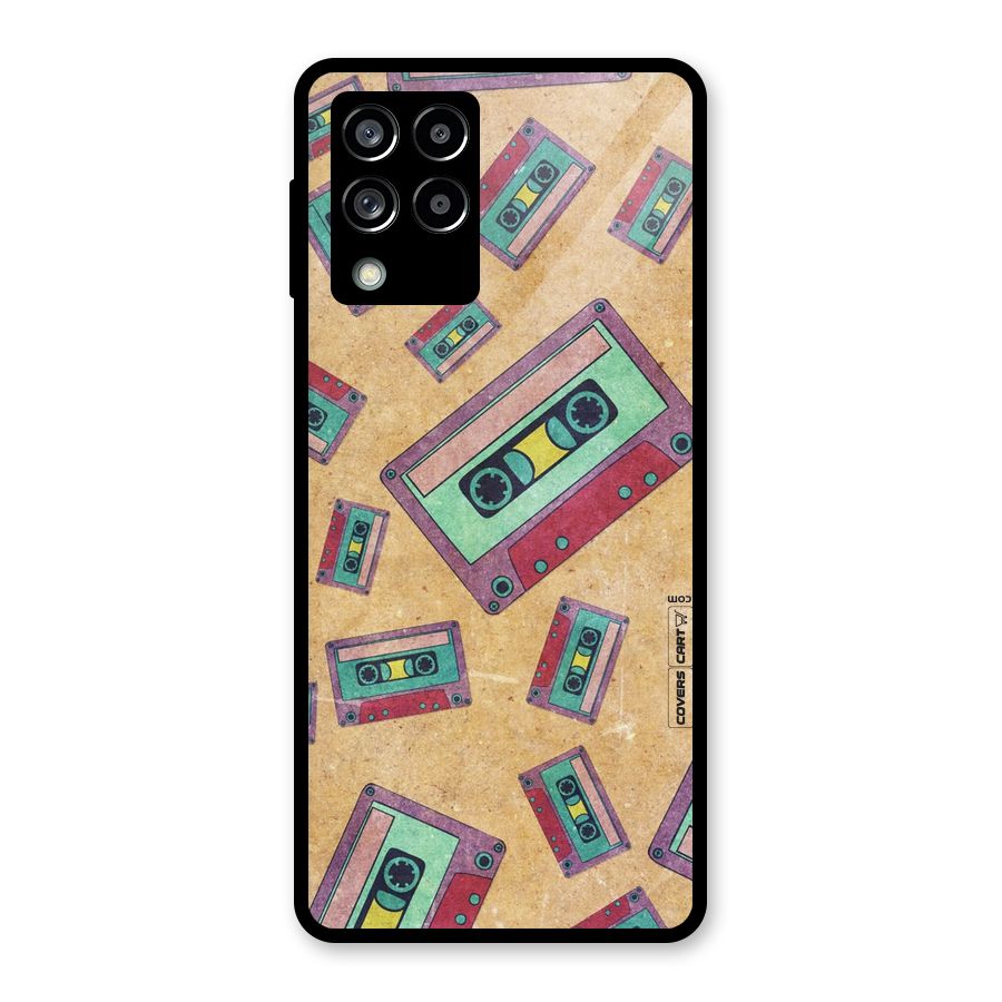 Ancient Cassettes Glass Back Case for Galaxy M53 5G