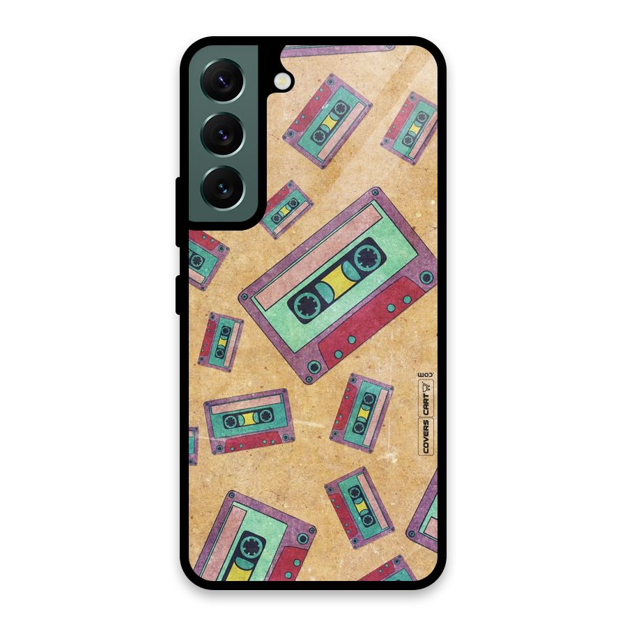 Ancient Cassettes Glass Back Case for Galaxy S22 5G