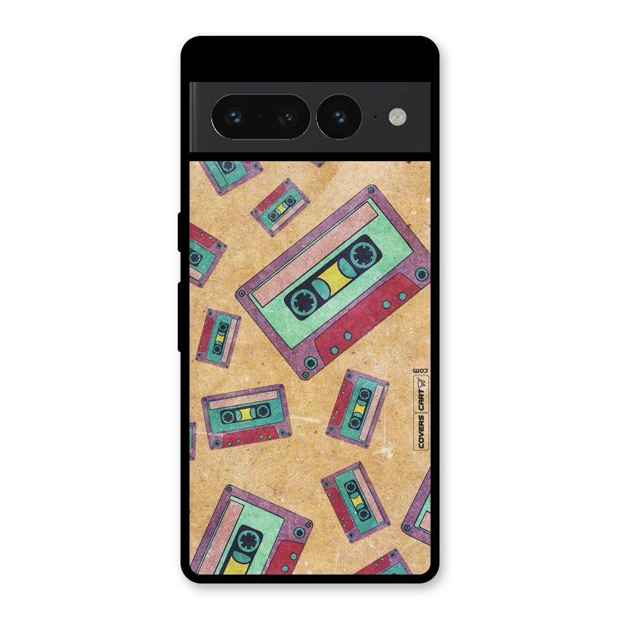 Ancient Cassettes Glass Back Case for Google Pixel 7 Pro