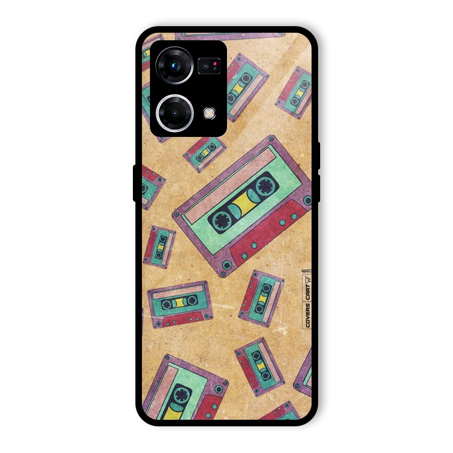 Ancient Cassettes Glass Back Case for Oppo F21 Pro 5G