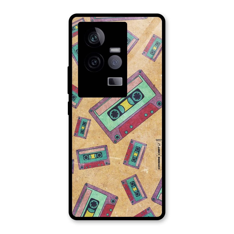 Ancient Cassettes Glass Back Case for Vivo iQOO 11 5G