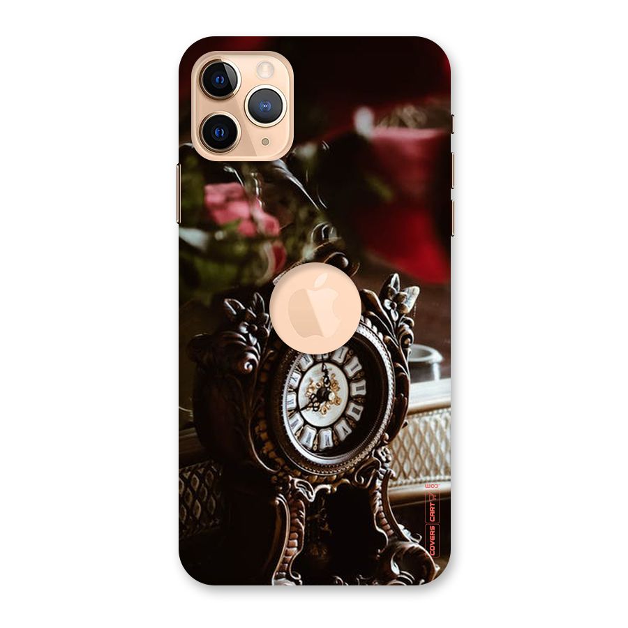 Ancient Clock Back Case for iPhone 11 Pro Max Logo Cut