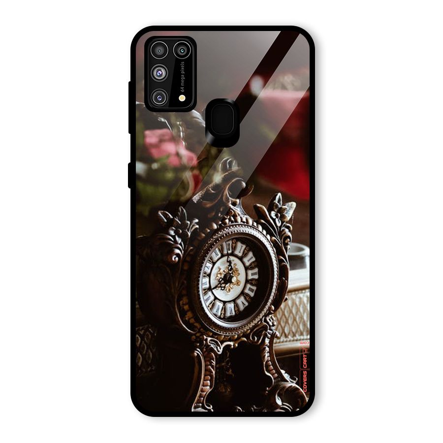 Ancient Clock Glass Back Case for Galaxy F41