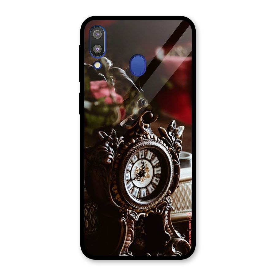 Ancient Clock Glass Back Case for Galaxy M20
