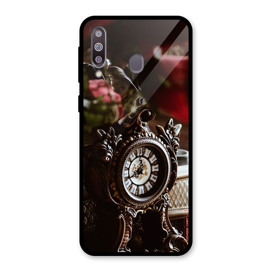 Ancient Clock Glass Back Case for Galaxy M30