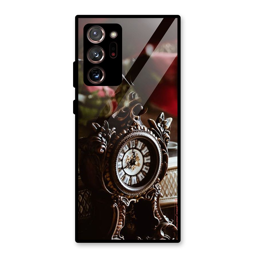 Ancient Clock Glass Back Case for Galaxy Note 20 Ultra 5G