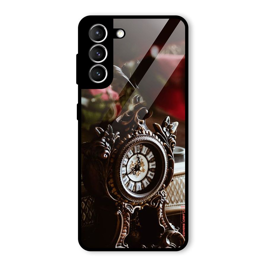 Ancient Clock Glass Back Case for Galaxy S21 5G