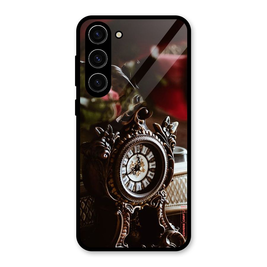 Ancient Clock Glass Back Case for Galaxy S23 Plus