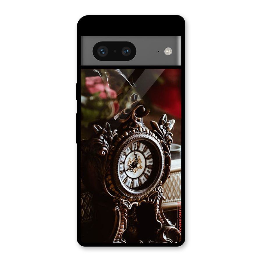 Ancient Clock Glass Back Case for Google Pixel 7
