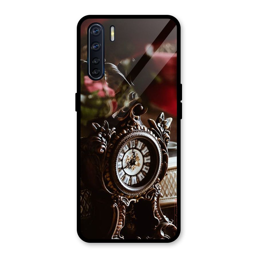 Ancient Clock Glass Back Case for Oppo F15