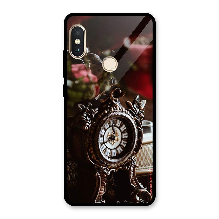 Ancient Clock Glass Back Case for Redmi Note 5 Pro