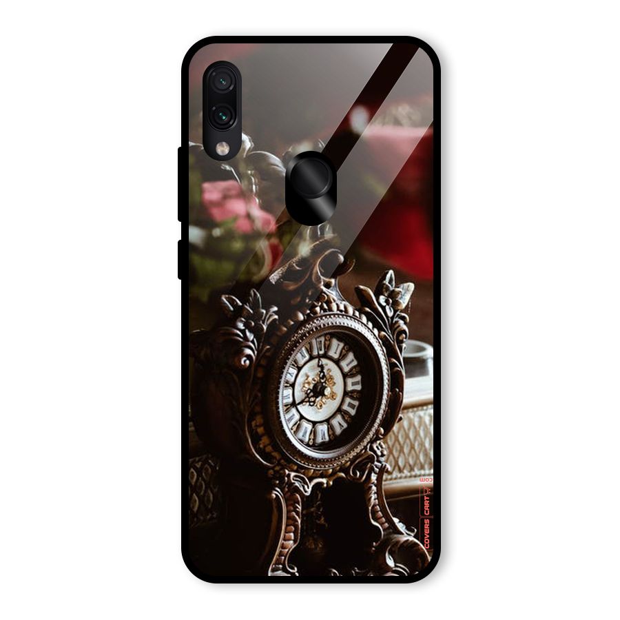 Ancient Clock Glass Back Case for Redmi Note 7 Pro