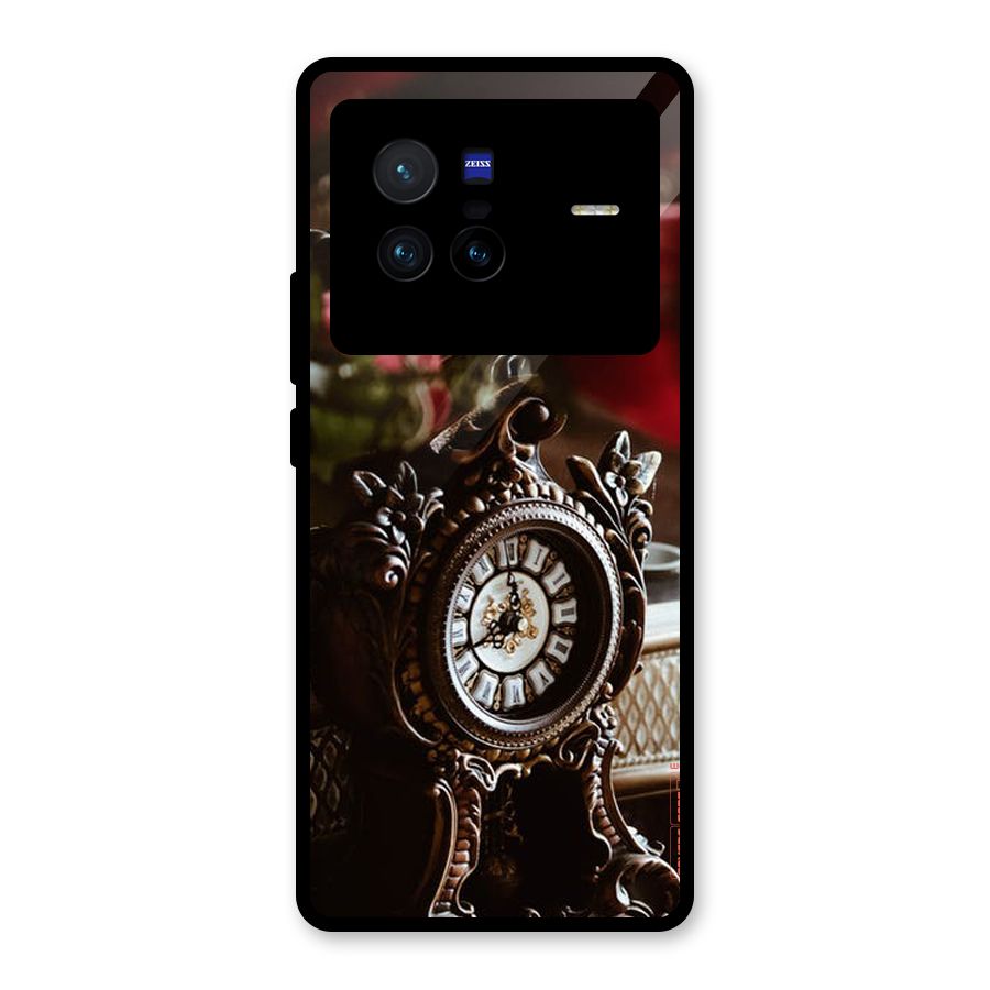Ancient Clock Glass Back Case for Vivo X80