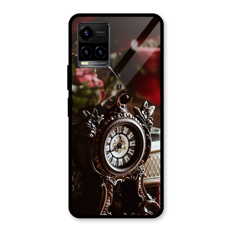 Ancient Clock Glass Back Case for Vivo Y21T