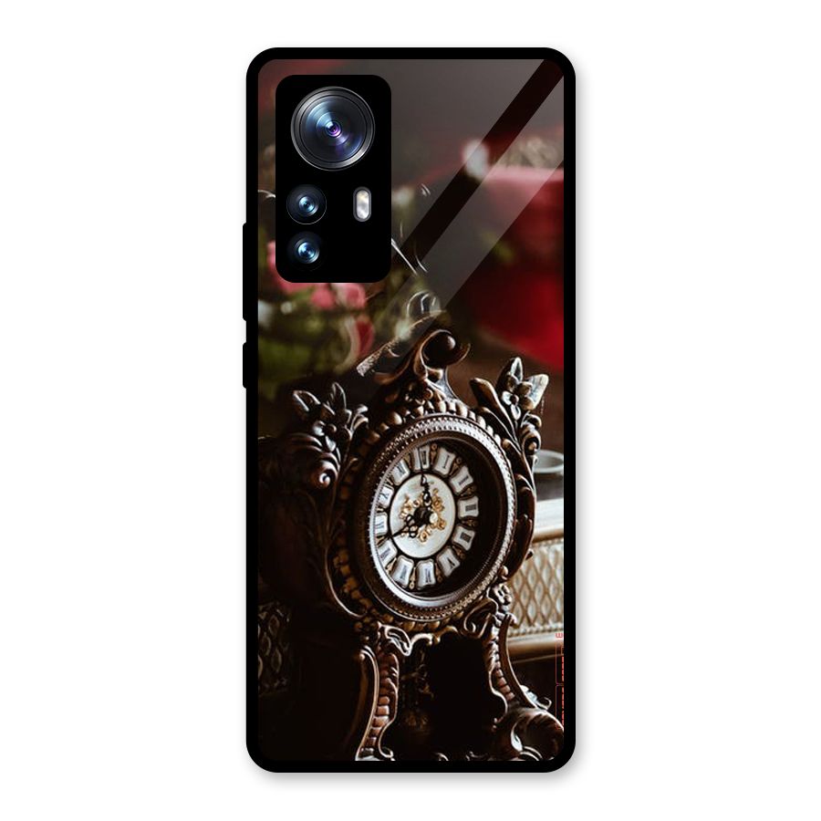 Ancient Clock Glass Back Case for Xiaomi 12 Pro