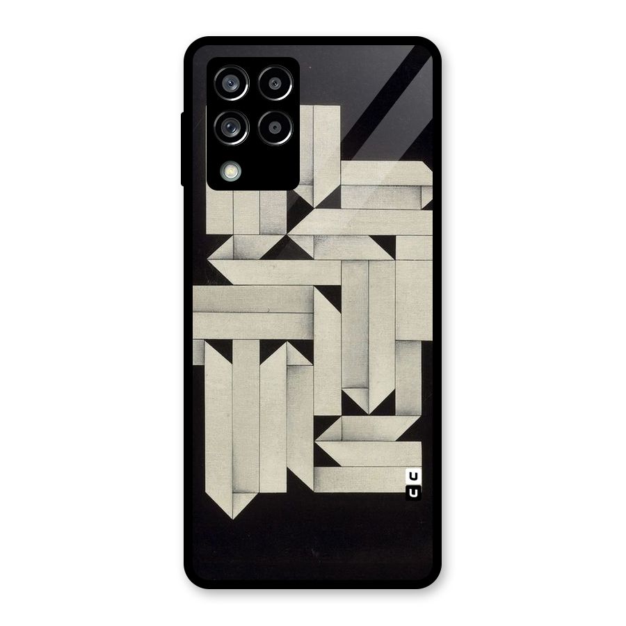 Ancient Rugged Glass Back Case for Galaxy M53 5G
