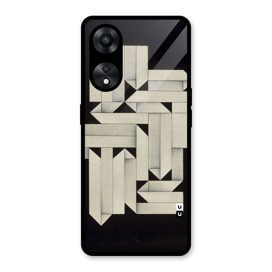 Ancient Rugged Glass Back Case for Oppo A78