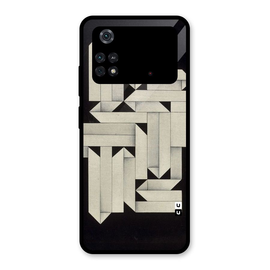 Ancient Rugged Glass Back Case for Poco M4 Pro 4G