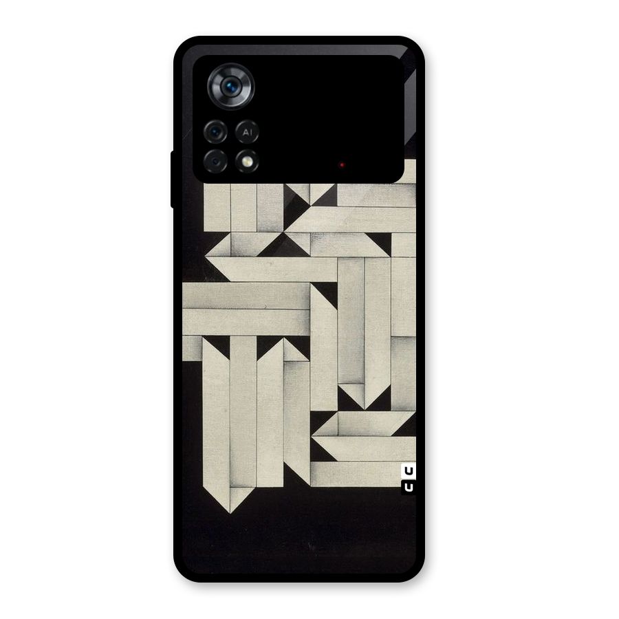 Ancient Rugged Glass Back Case for Poco X4 Pro 5G