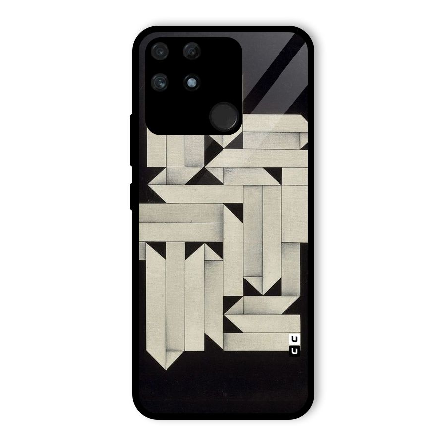 Ancient Rugged Glass Back Case for Realme Narzo 50A