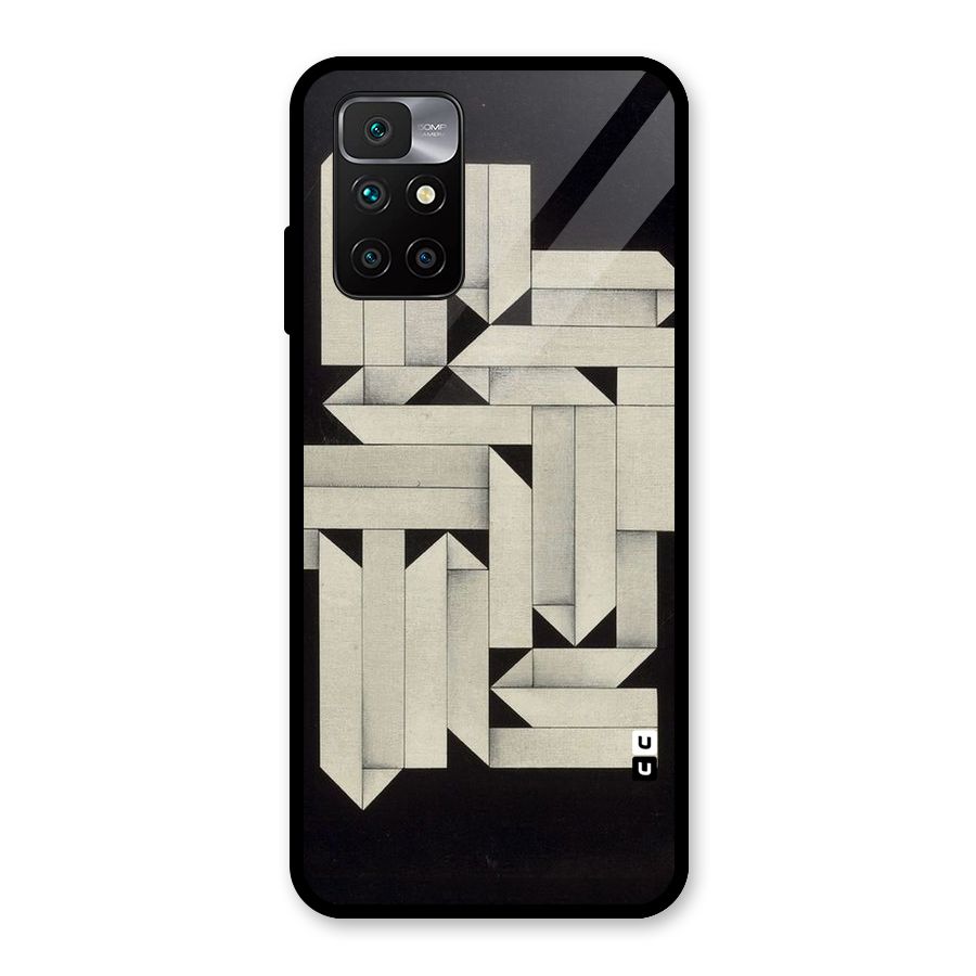 Ancient Rugged Glass Back Case for Redmi 10 Prime