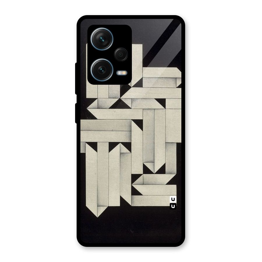 Ancient Rugged Glass Back Case for Redmi Note 12 Pro Plus 5G