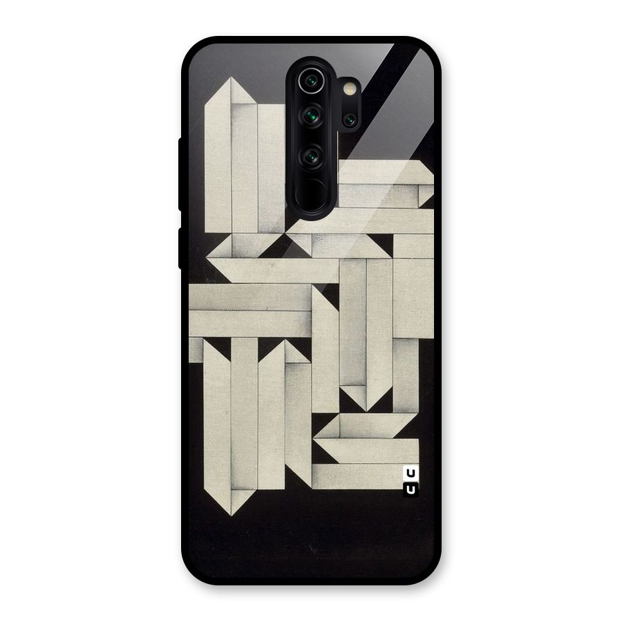Ancient Rugged Glass Back Case for Redmi Note 8 Pro