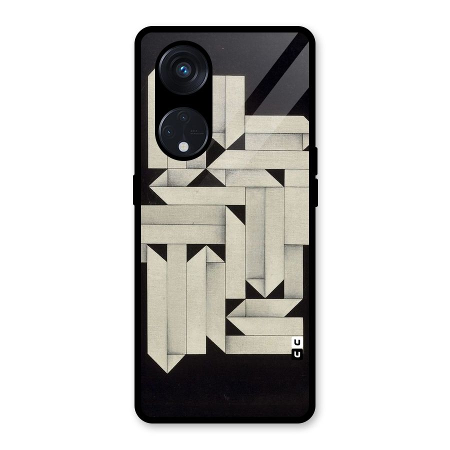 Ancient Rugged Glass Back Case for Reno8 T 5G